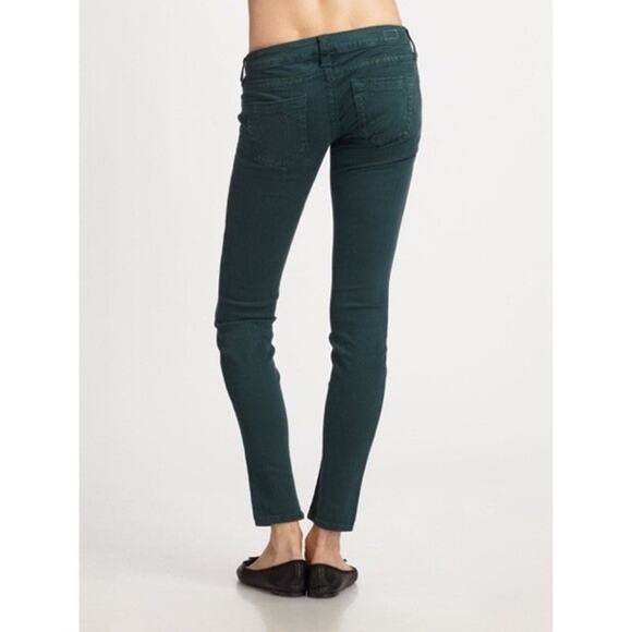 True Religion World Tour Casey Supper Skinny Dark Green Jeans Size 26 NWT $198 - Picture 2 of 10